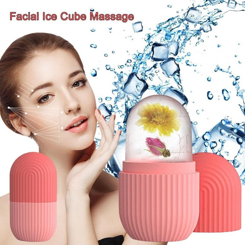Thumbnail: Classic Mini Silicone Ice Facial Roller for Face, Neck and Eyes (mix colour)