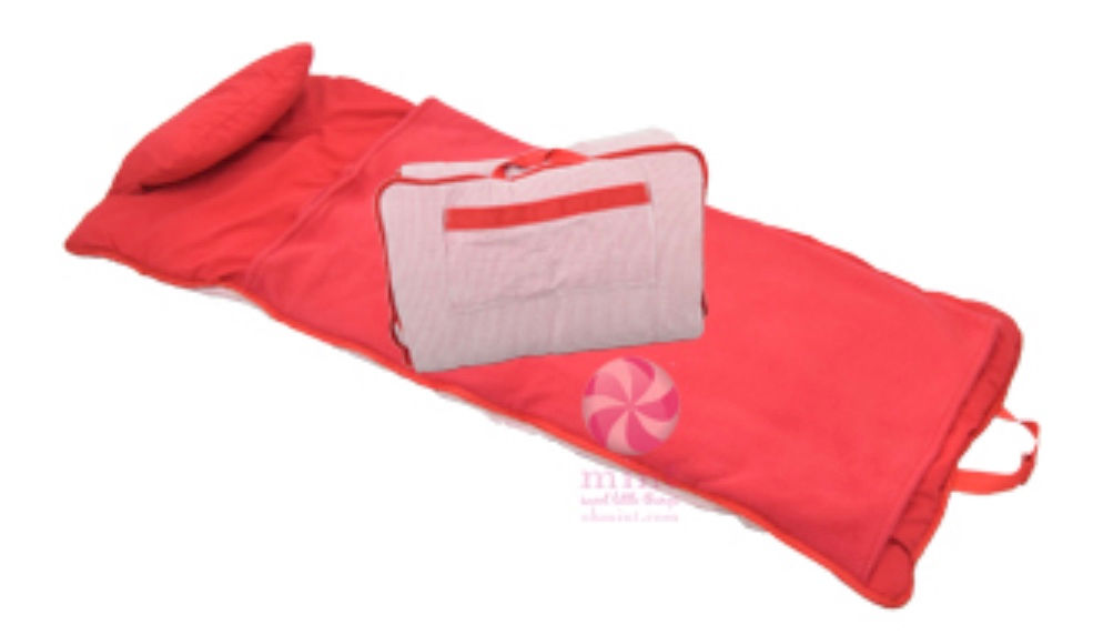 Red Seersucker Napmat 