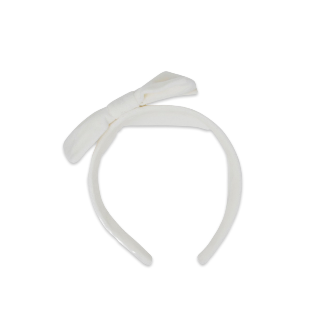 Lullaby Set White Velvet Headband