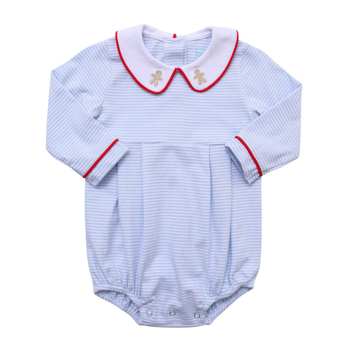 Itsy Bitsy Gingham Gingerbread Bubble 24mo, 2t