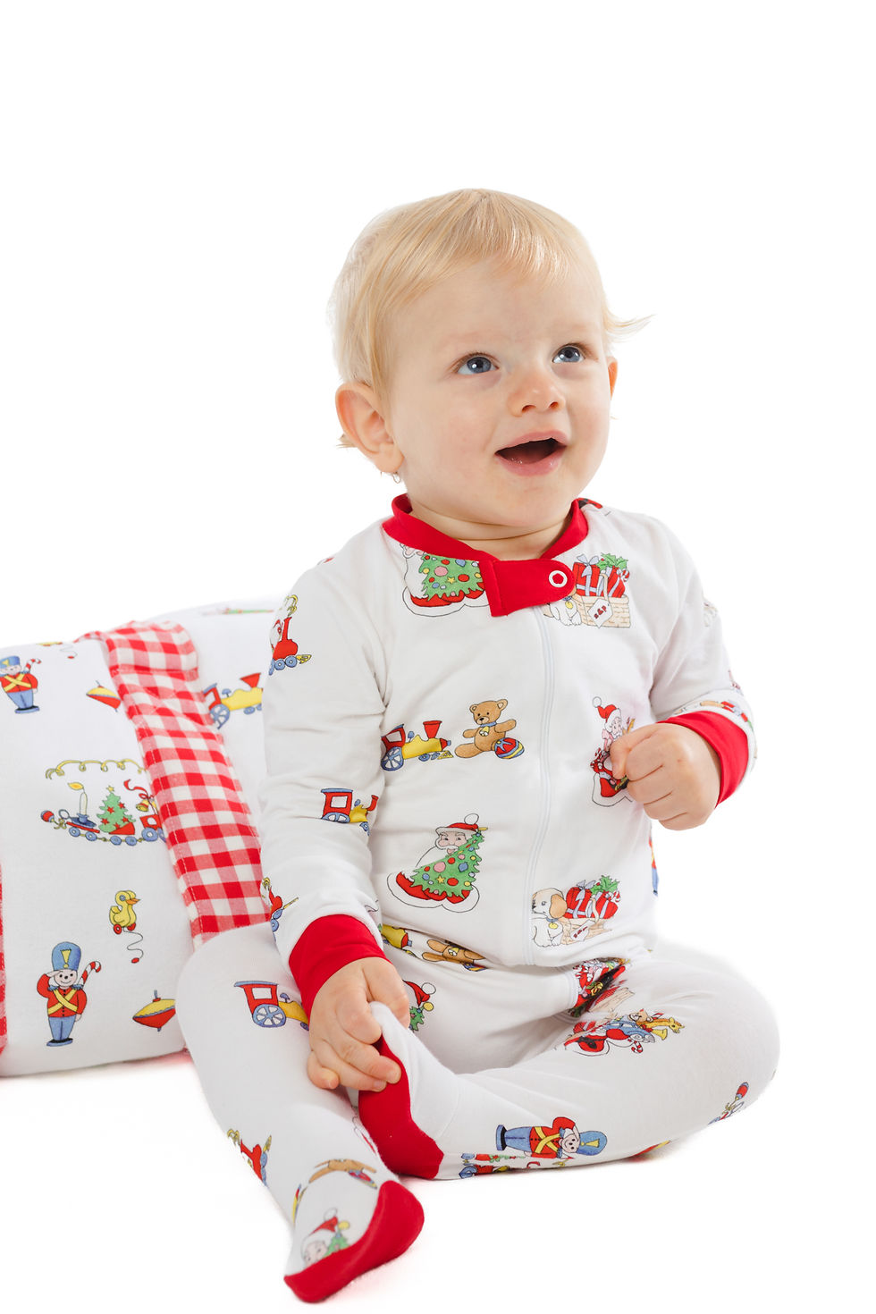 Sal & Pimenta Christmas Toys Baby Boy Pajamas 6-18mo
