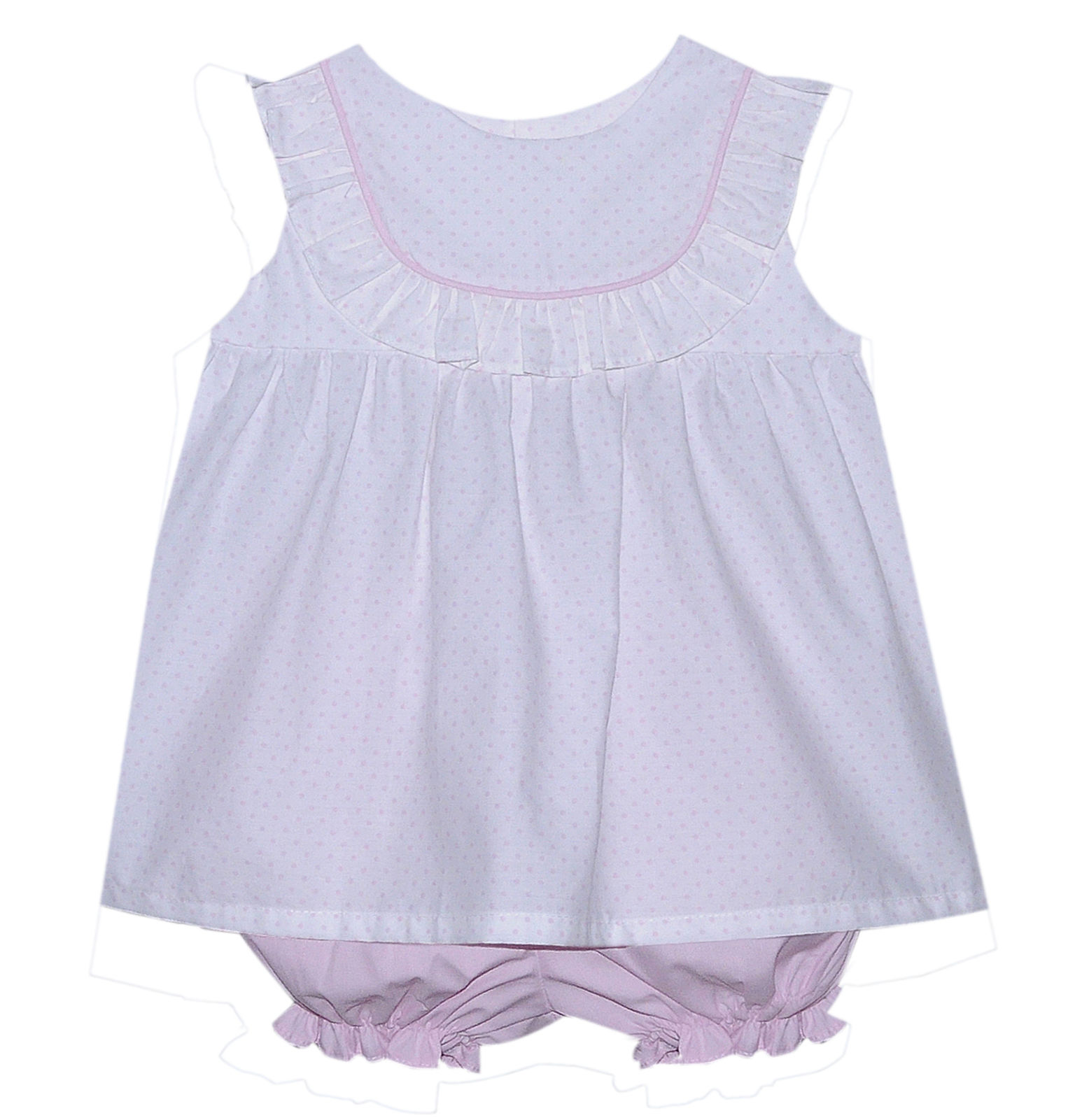 Remember Nguyen Pink Dot Milly Bloomer Set