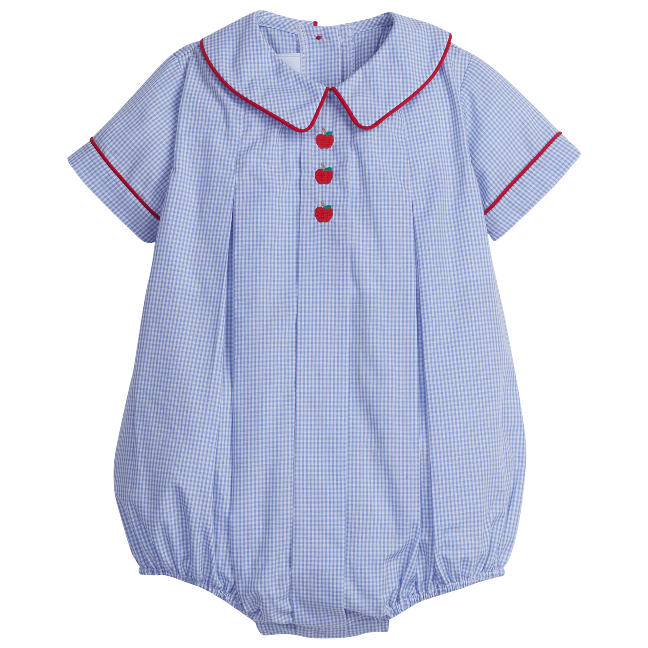 Little English Apple Embroidered Nicholas Bubble