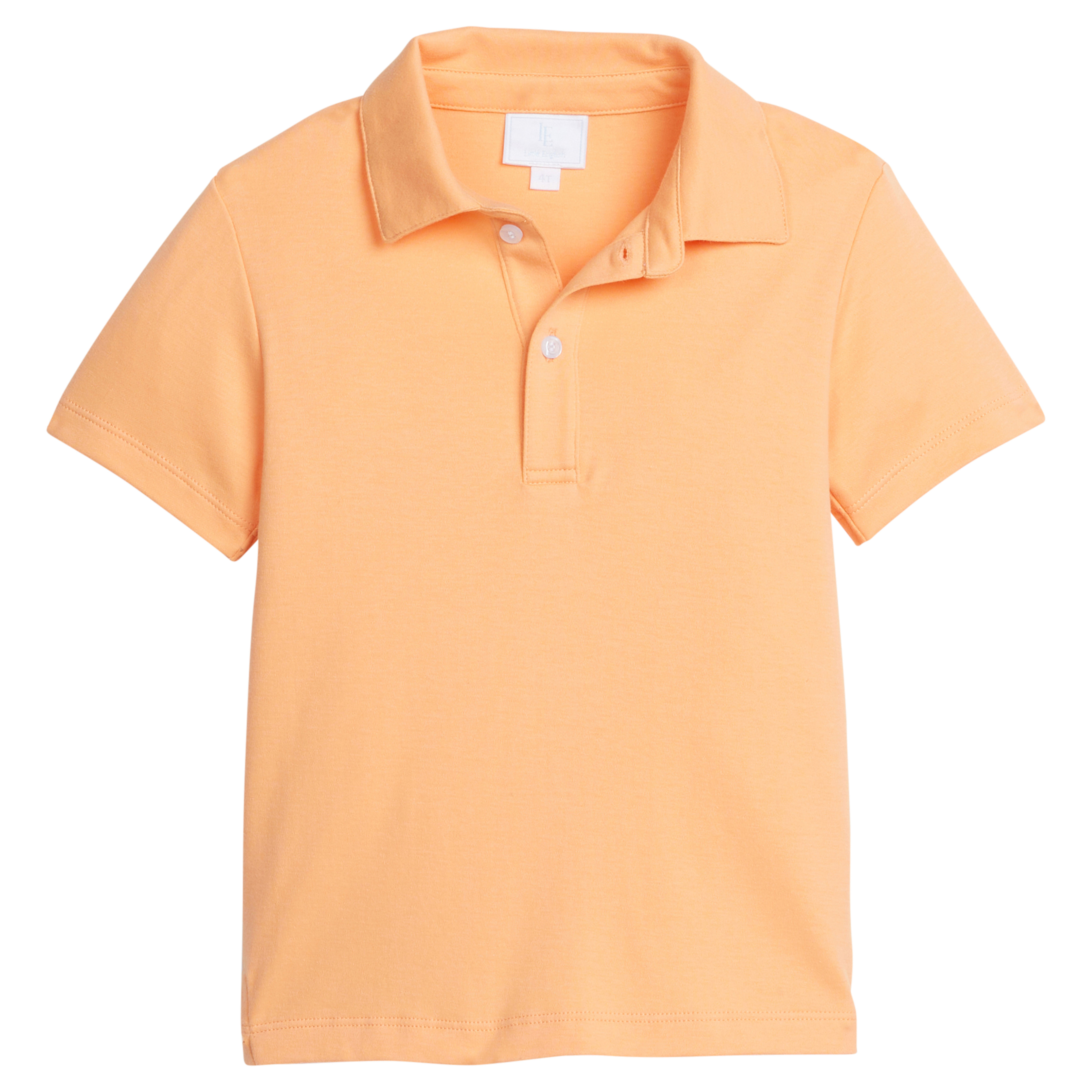 Little English Melon Short Sleeve Polo 3t, 4t, 4