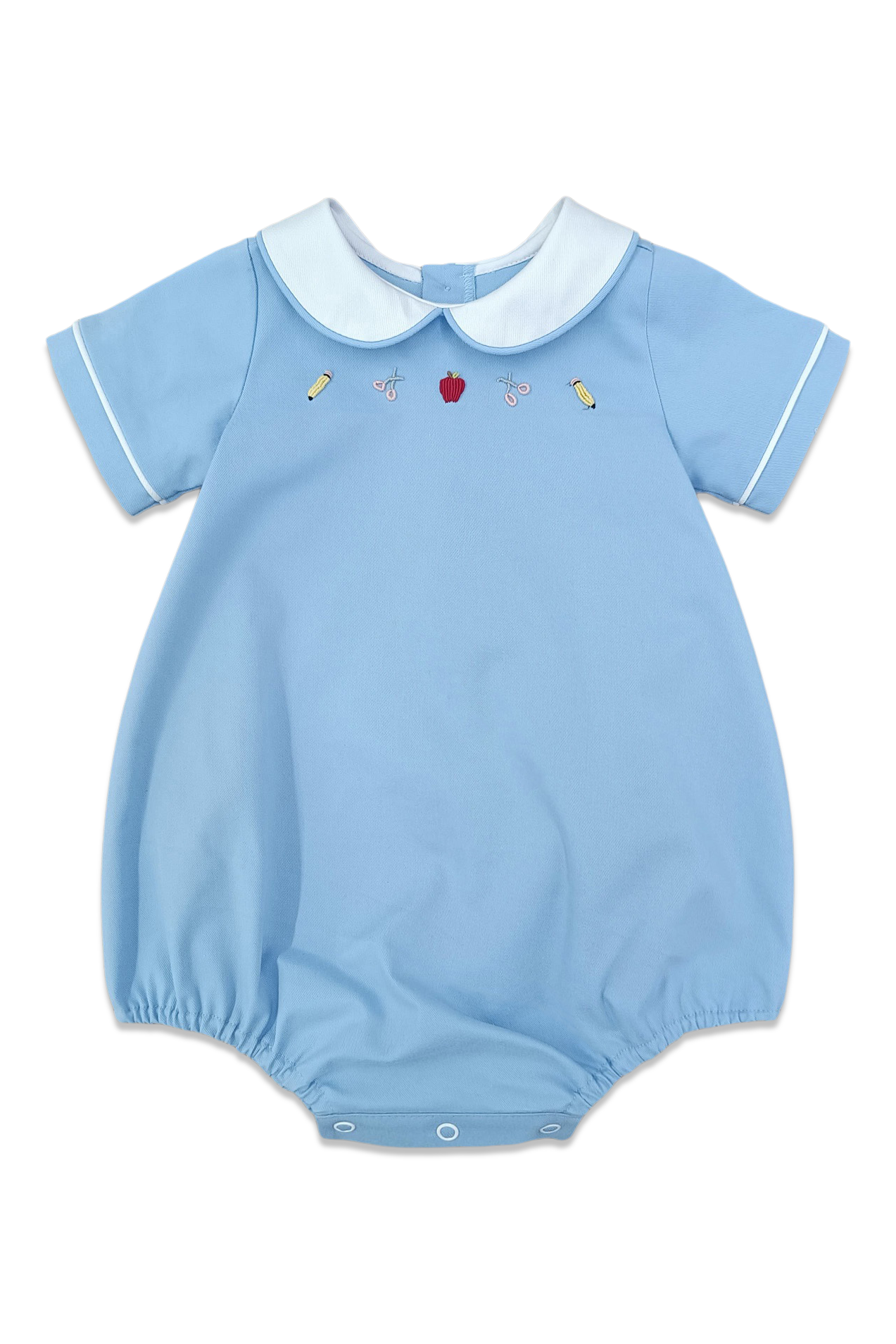 Percy and Tyne French Knot School Bubble 12/18mo, 2t