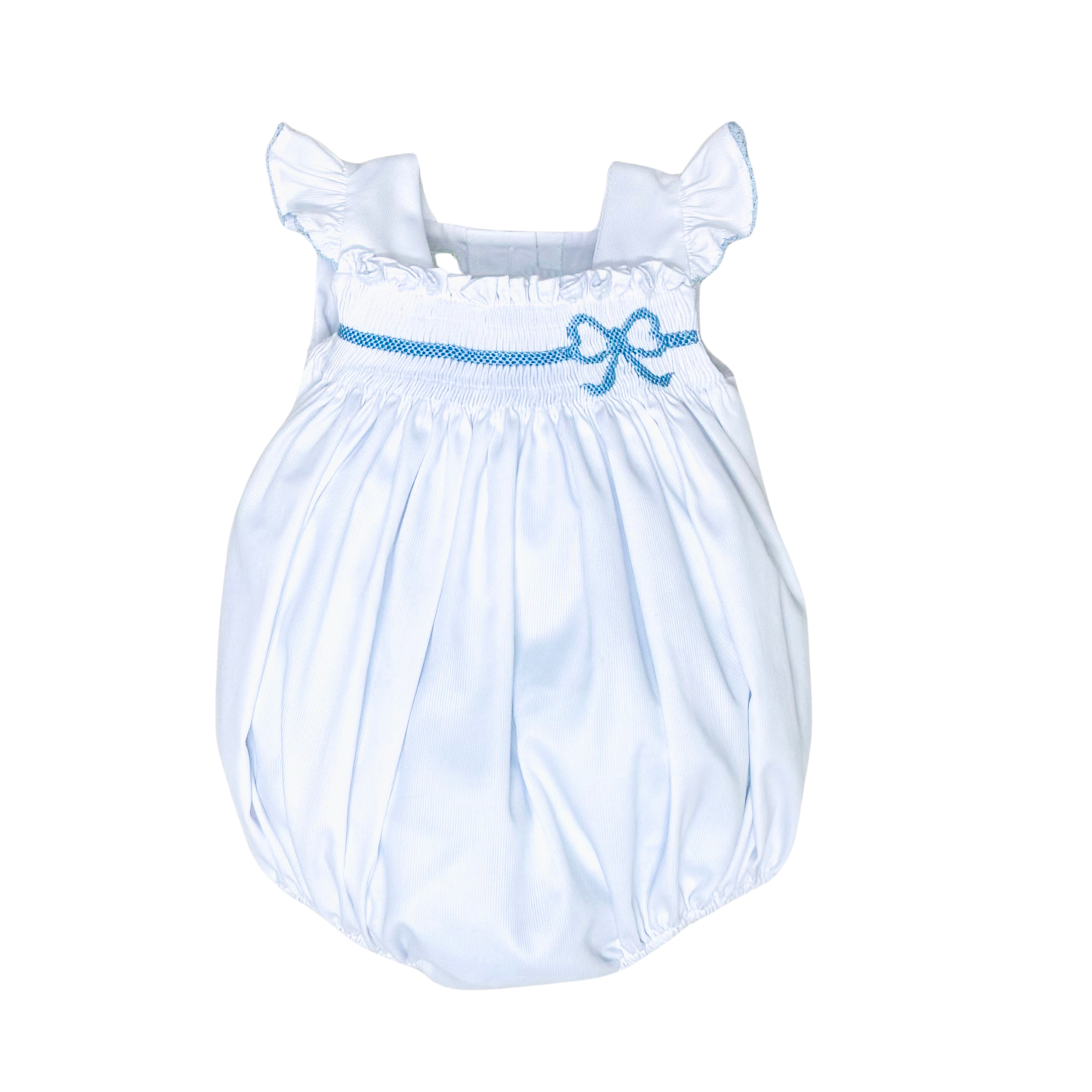 Zucchini Kids Smocked Bow Bubble