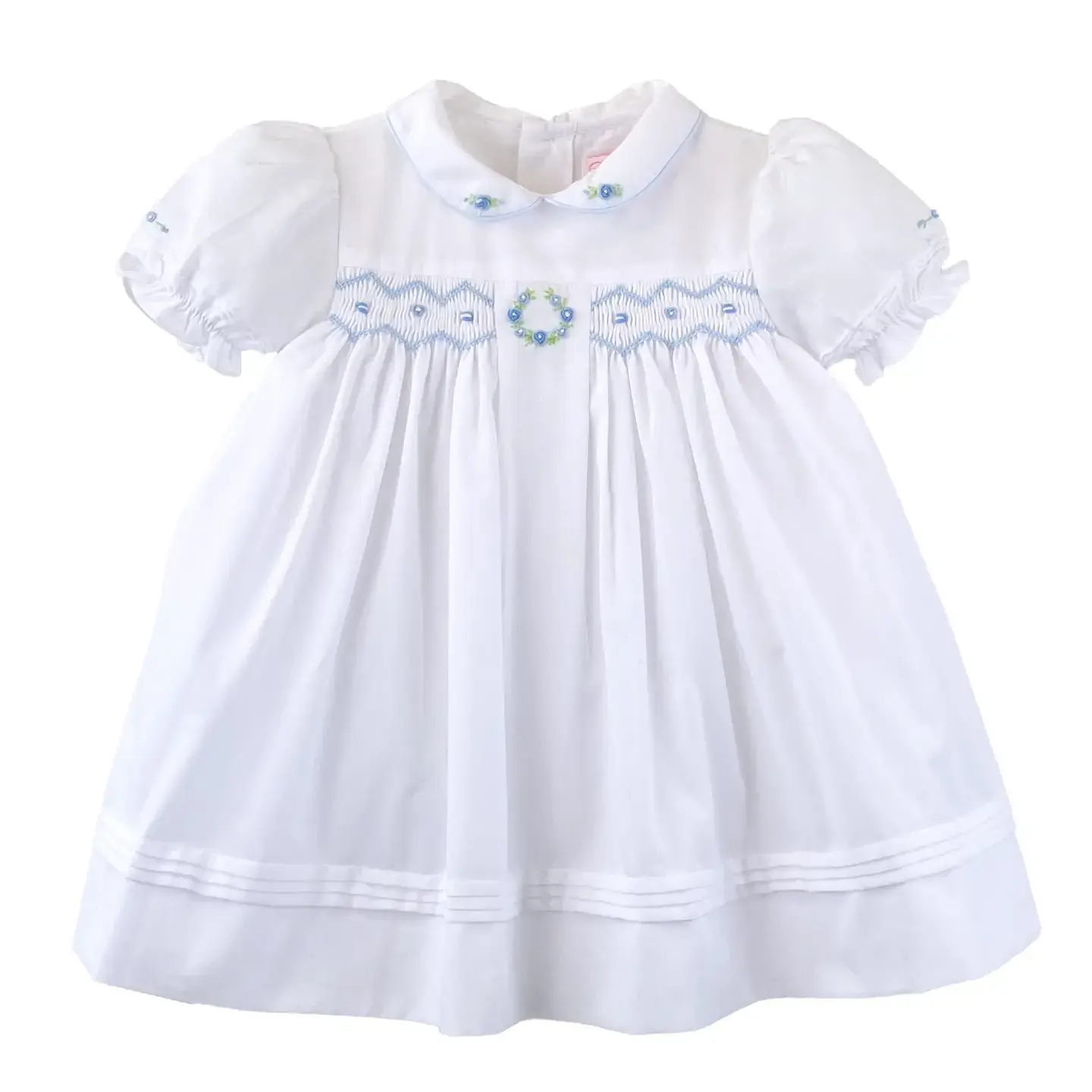 Petit Ami Morning Glory Baby Dress and Bonnet