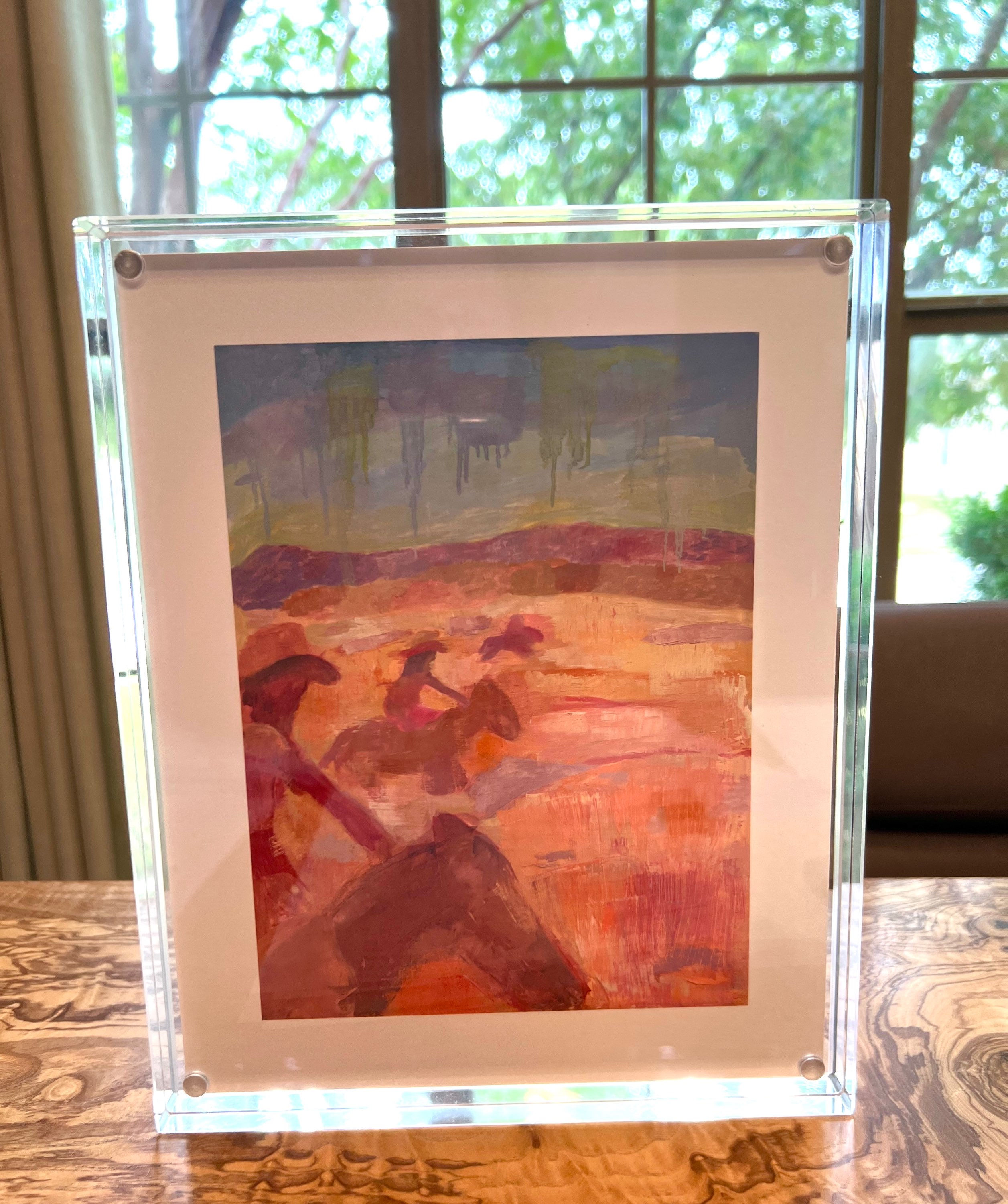 Cowboy “East + West” 8x10 , UNFRAMED