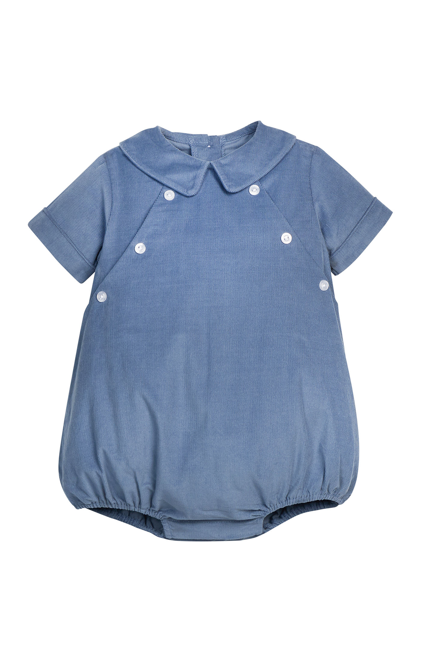 Little English Walker Bubble in Stormy Blue Corduroy