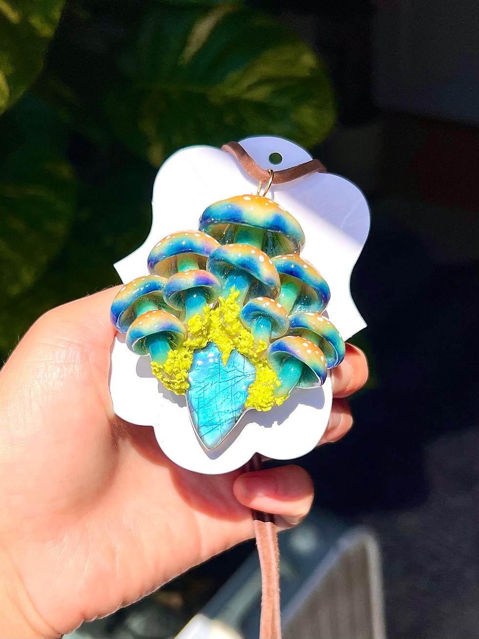 Thumbnail:  Large Gorgeous Labradorite+ Psilocybin Mega Cluster
