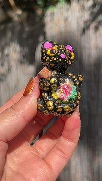 Thumbnail: Exotic Cute Leopard + Flower Spell Bottle