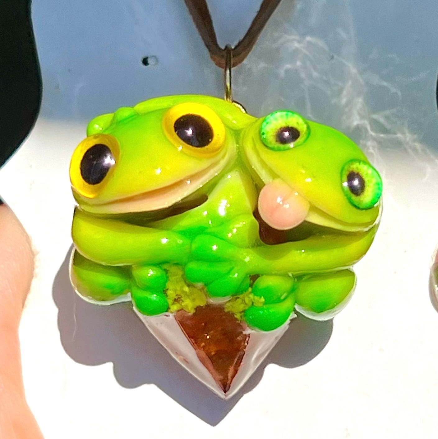Cute Couple Beautiful Tree frogs