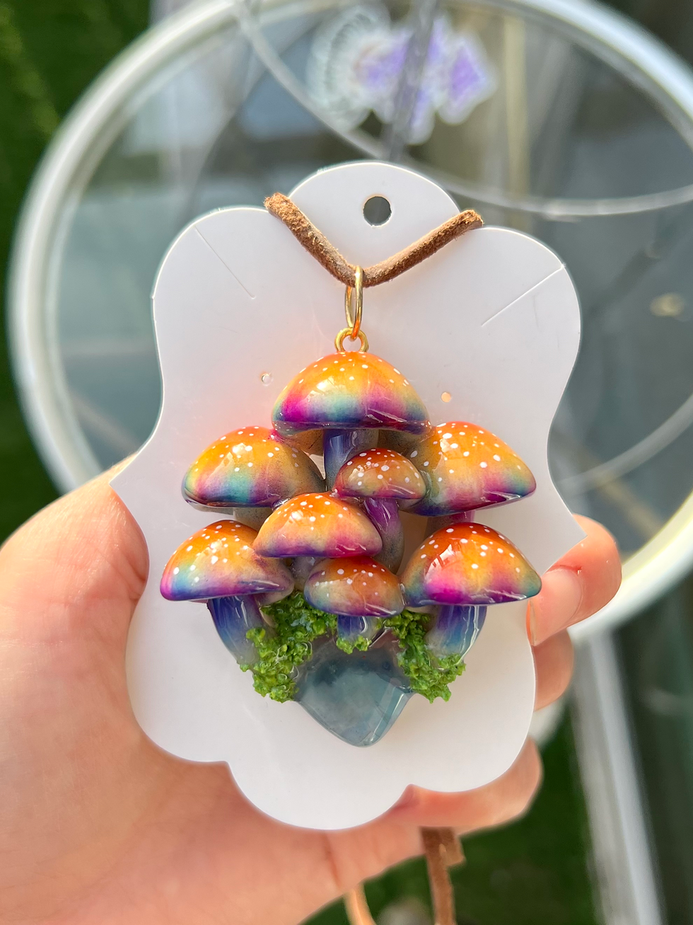 Thumbnail:  Rainbow Psilocybin + Fluorite Super Cluster 