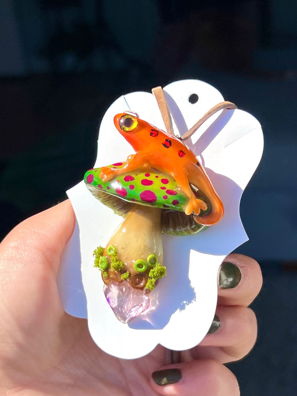 Thumbnail: Eastern Salamander + Exotic Earhty Mushroom