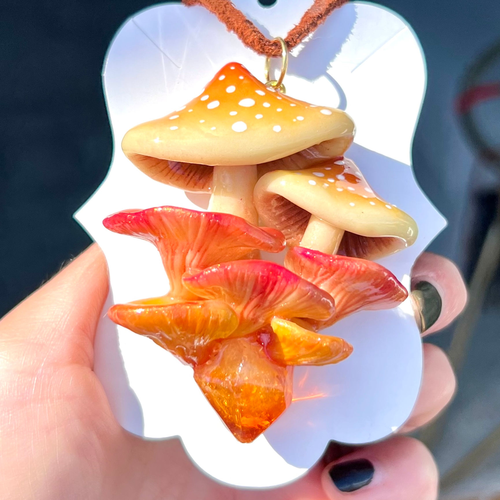 Peachy Spring Mix Gorgeous Mushroom cluster 