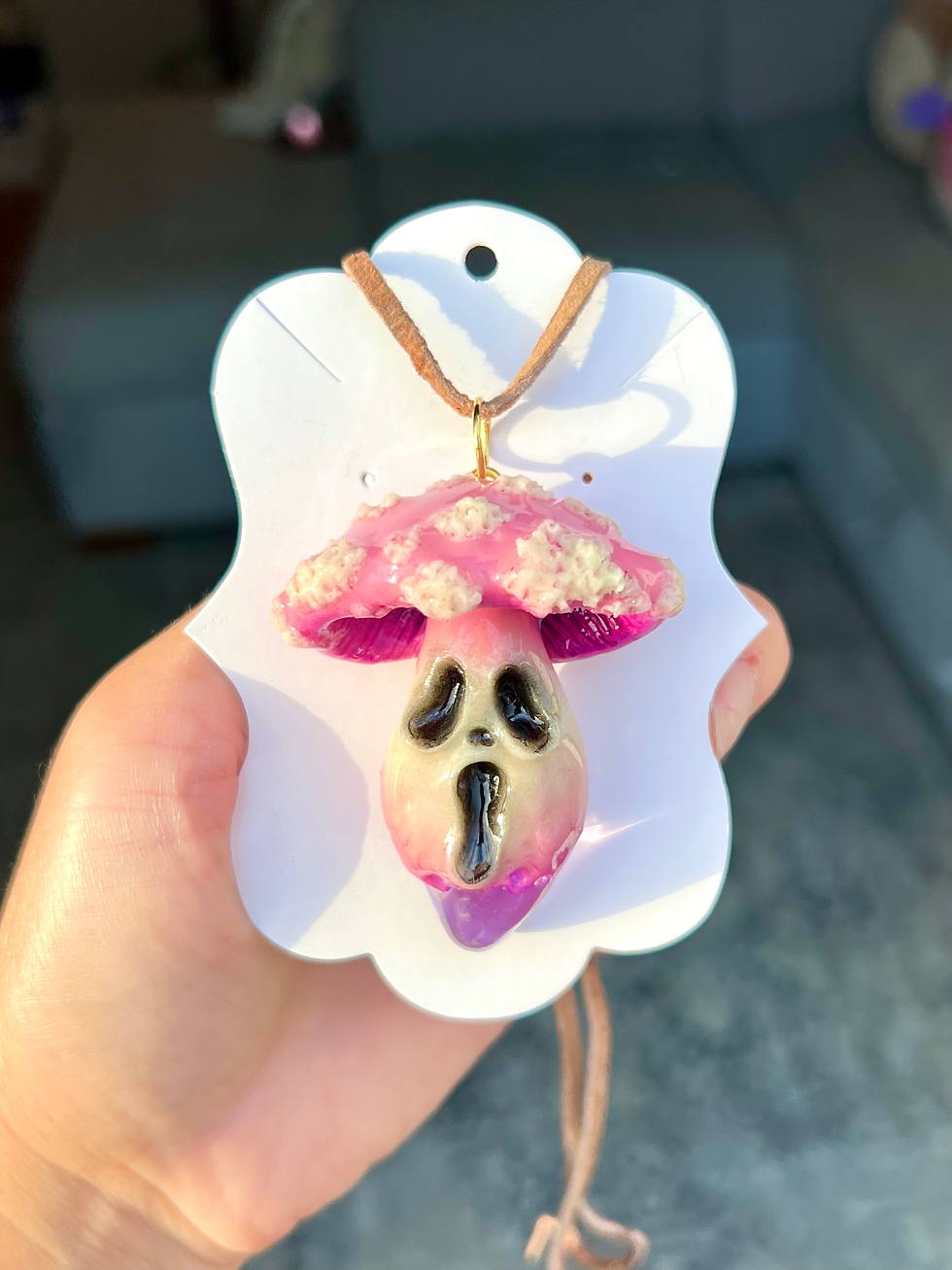 Thumbnail: Kawaii  Scream Shroom Spooky Pastel Pink 