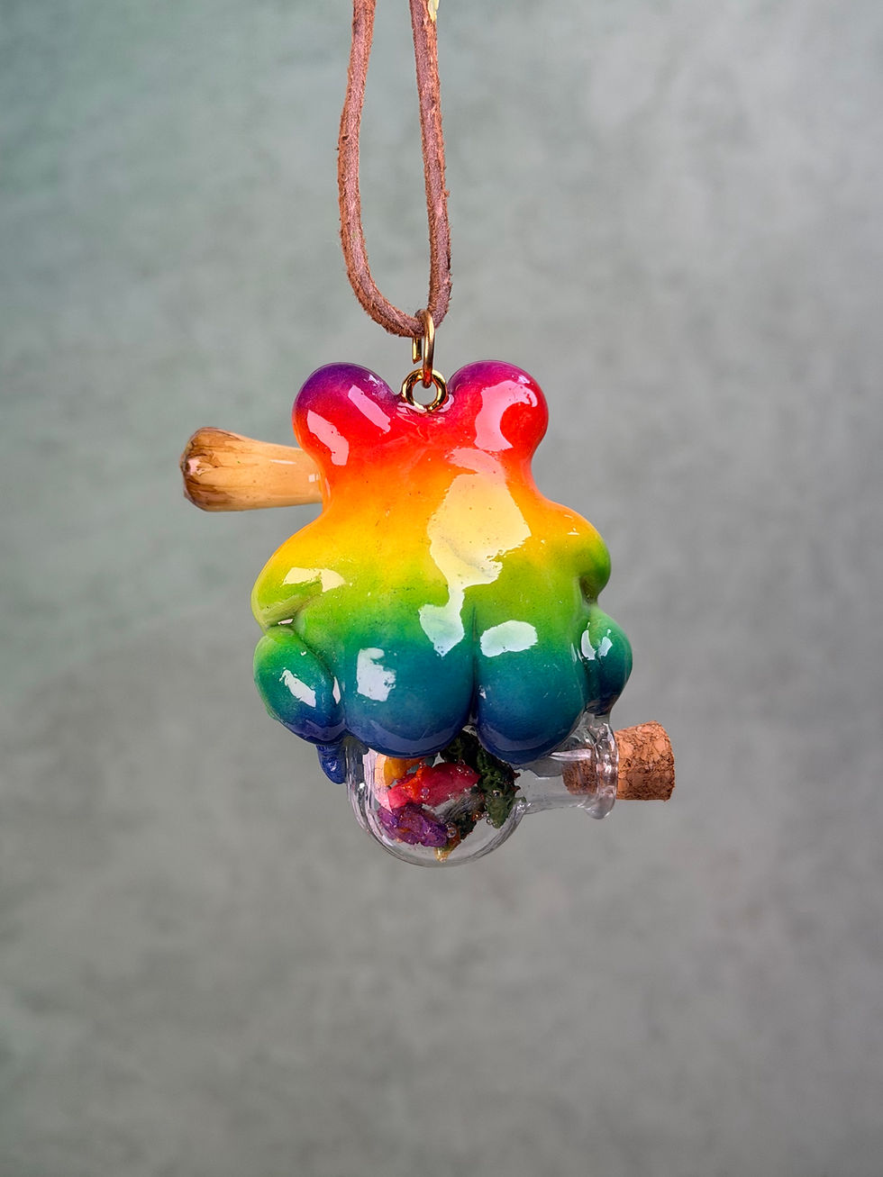 Thumbnail: Rainbow Stony Frog / Rainbow Nug < Pride month special >