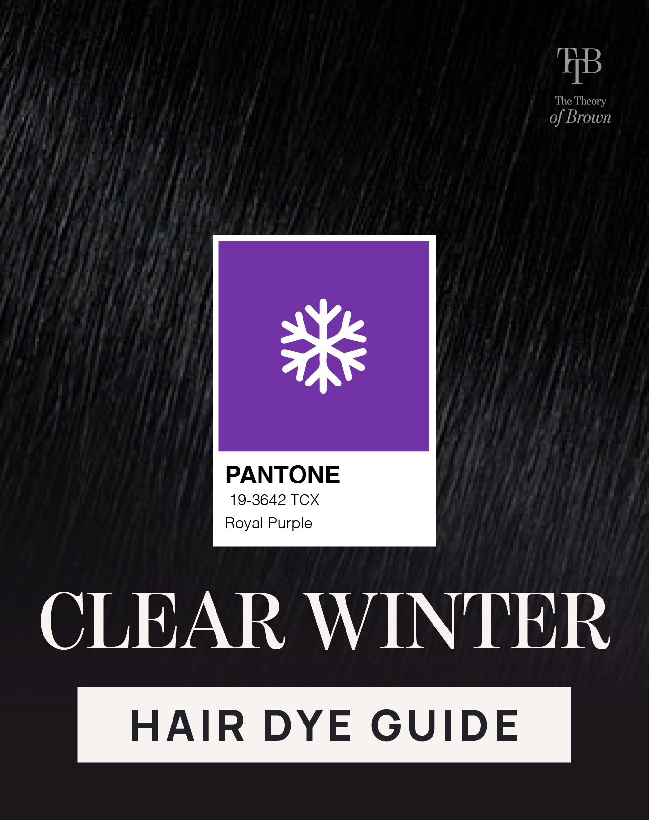 Clear Winter - Hair Dye Guide