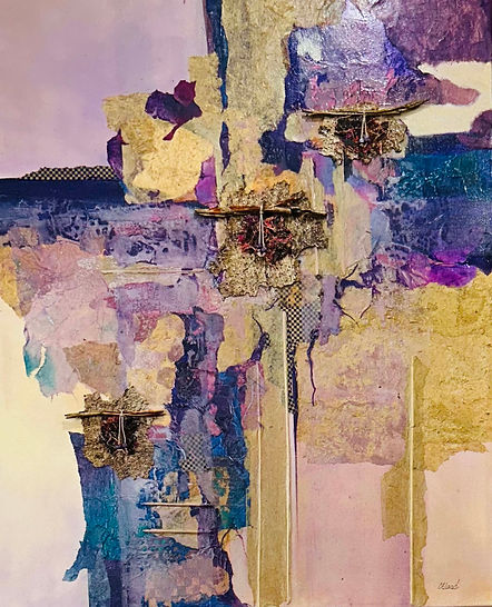 Tree's Blossoms Bring Hope Mixed Media