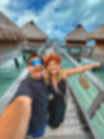Couple à bora bora