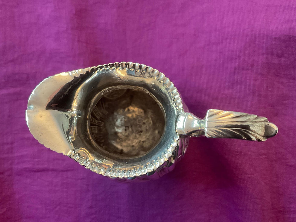 Thumbnail: Rare George II Sterling Silver Cream Jug - London 1759 - SOLD