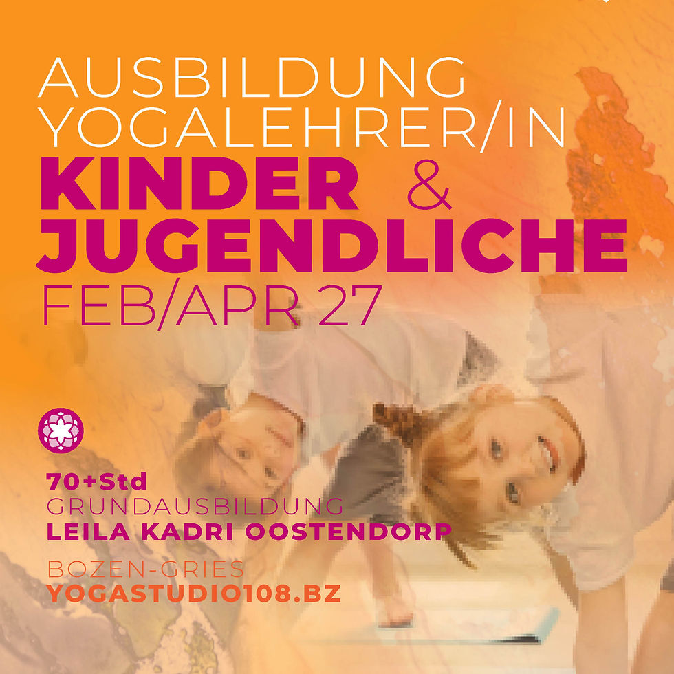 70-Std KINDER YOGA Lehrer/in-Ausbildung 27