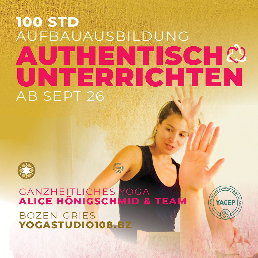 100-Std AUTHENTISCH UNTERRICHTEN Aufbauausbildung