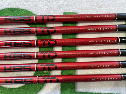 KBS TD TOUR DRIVEN SHAFTS! 60 TX CATEGORY 5 SHAFTS NEW & BUILT TO