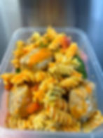 Herby Chicken, Tomato, Penne, Fresh Greens & Feta