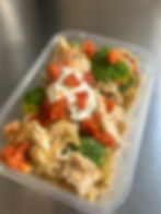 Creamy Mediterranean Style Chicken and Chorizo Pasta