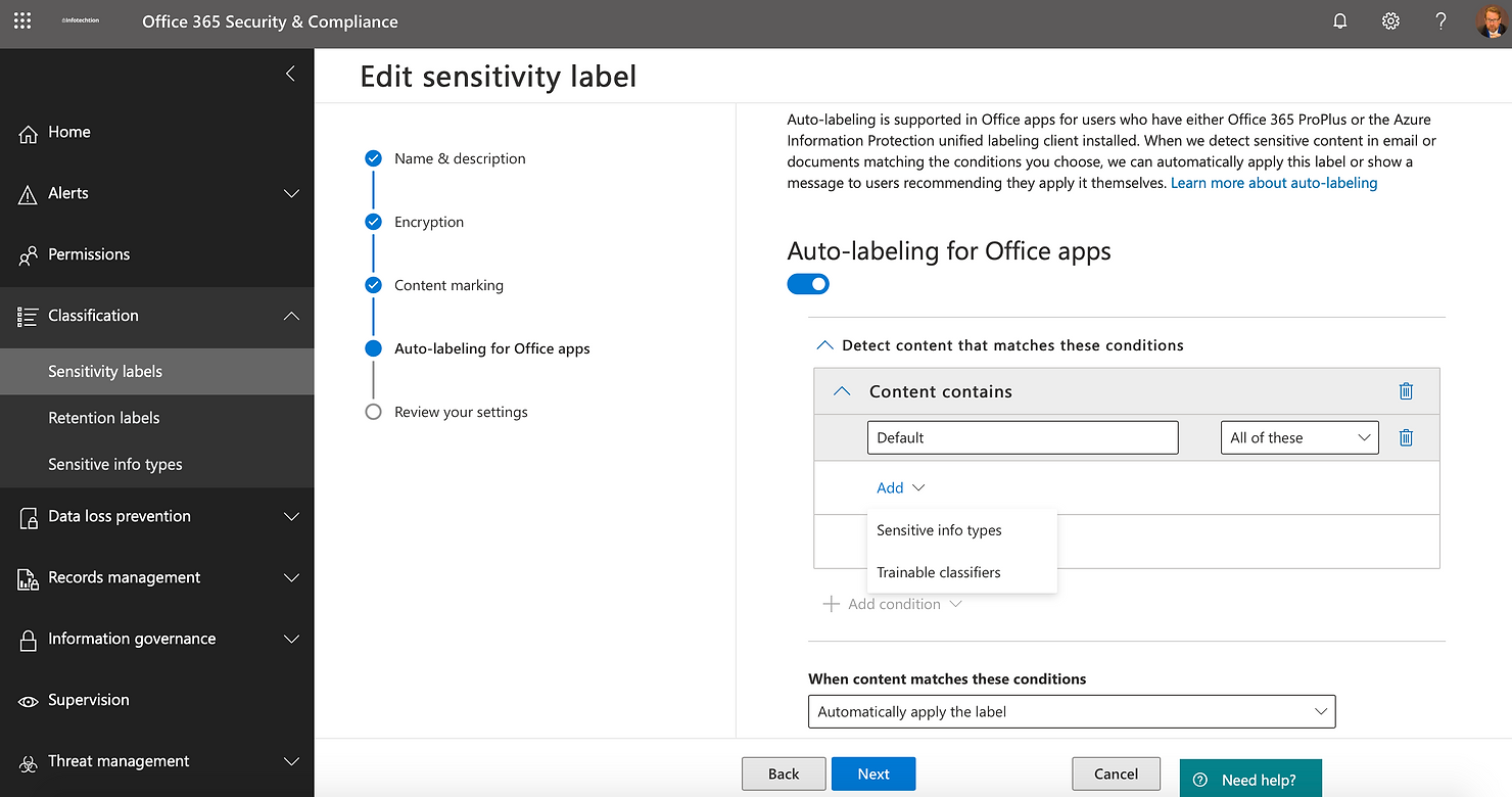 Microsoft Information Governance