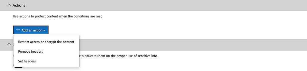 DLP actions to automate office 365 compliance