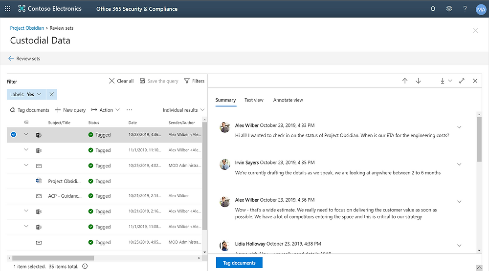 Office 365 compliance