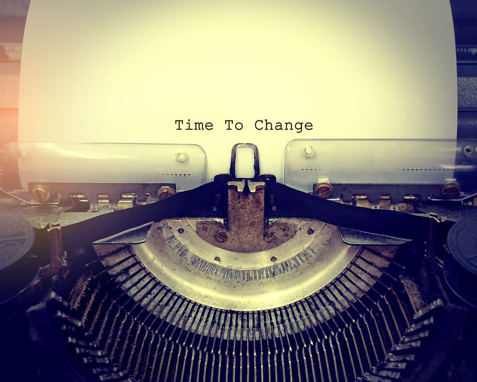 Time to change