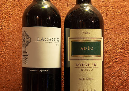 - JCP Maltus Lacroix Bordeaux Supérieur 2016 - Campo alla Sughera Adèo Bolgheri 2016