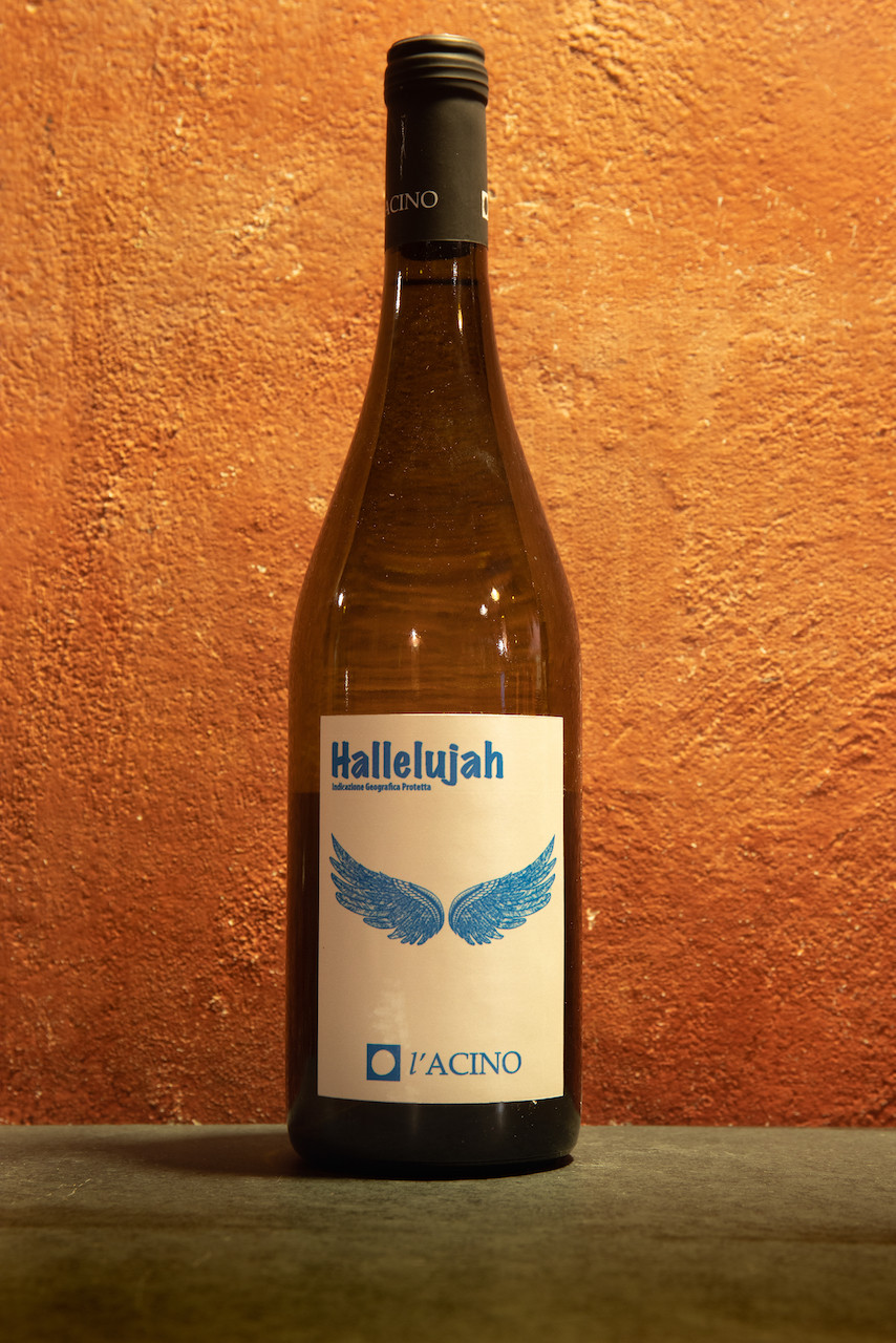 Vino bianco Pinot Bianco Hallelujah 2018 Calabria IGT L'Acino vini