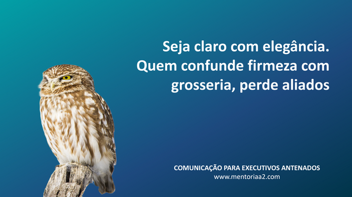 Direto não é agressivo
