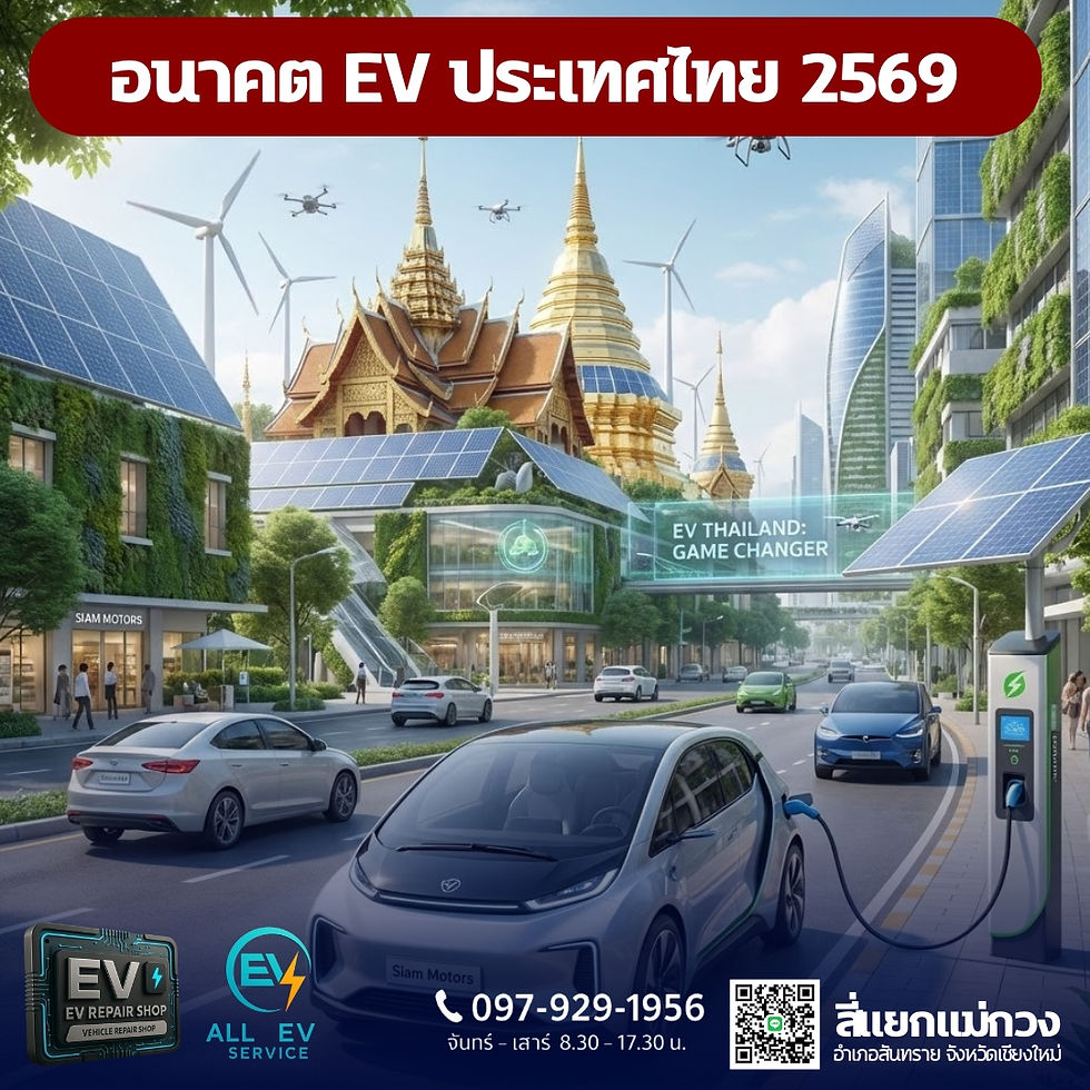 Close-up view of an electric vehicle charging station