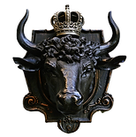 Der Stier. Wappentier Mecklenburgs.