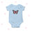 Thumbnail: Butterfly Baby Grow Embroidered