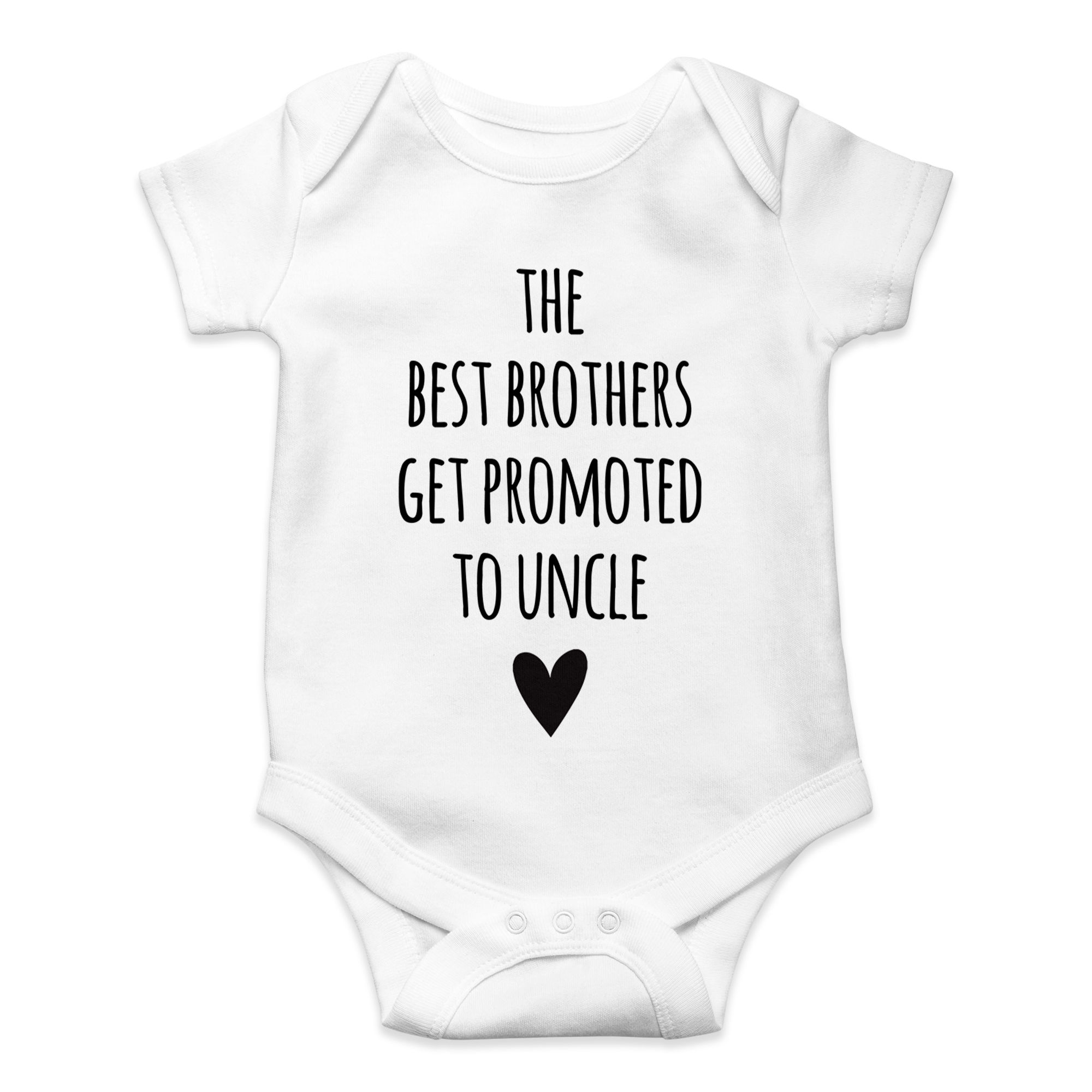 Brother Promoted to Uncle Baby Announcement Baby grow