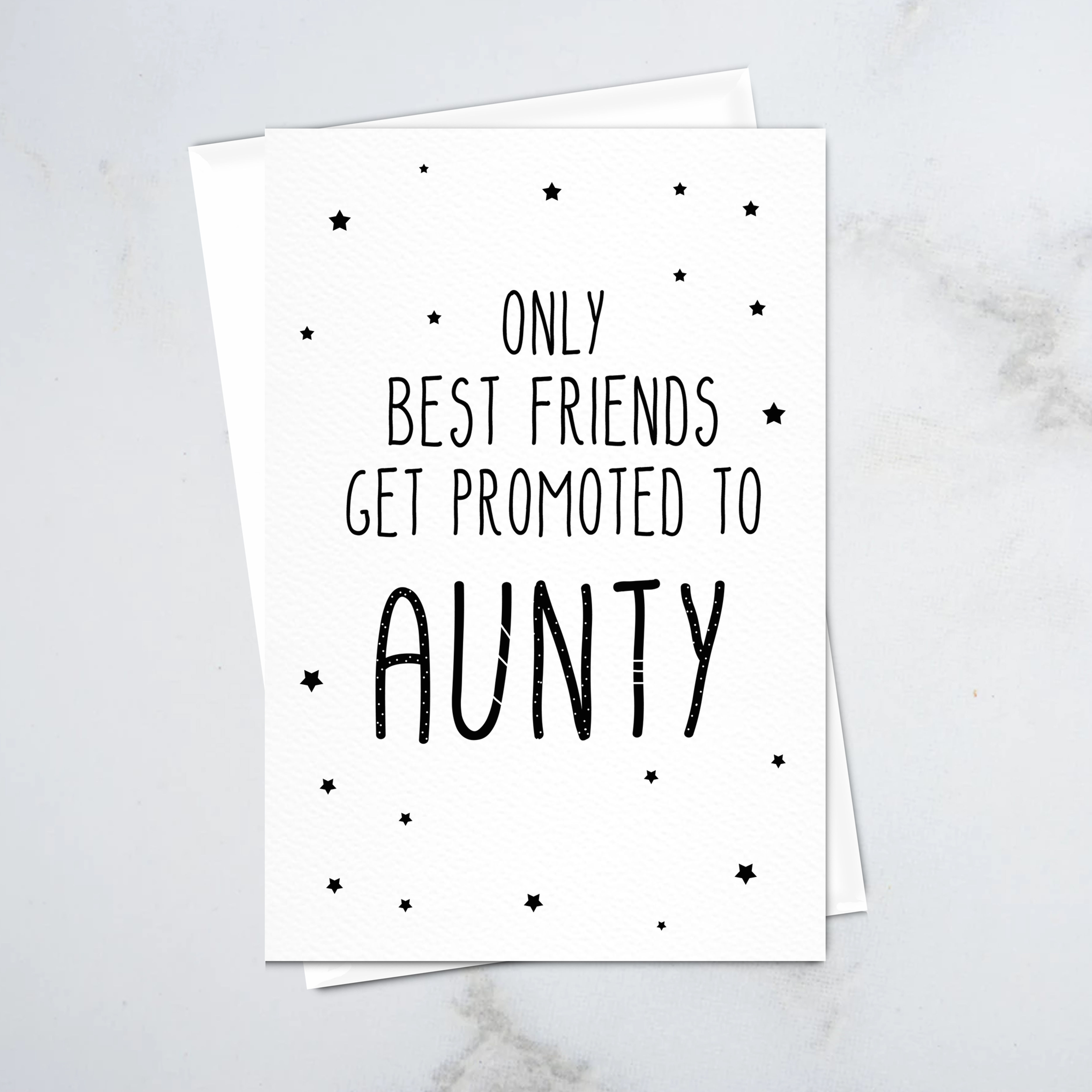 Only best friends get promoted to aunty card