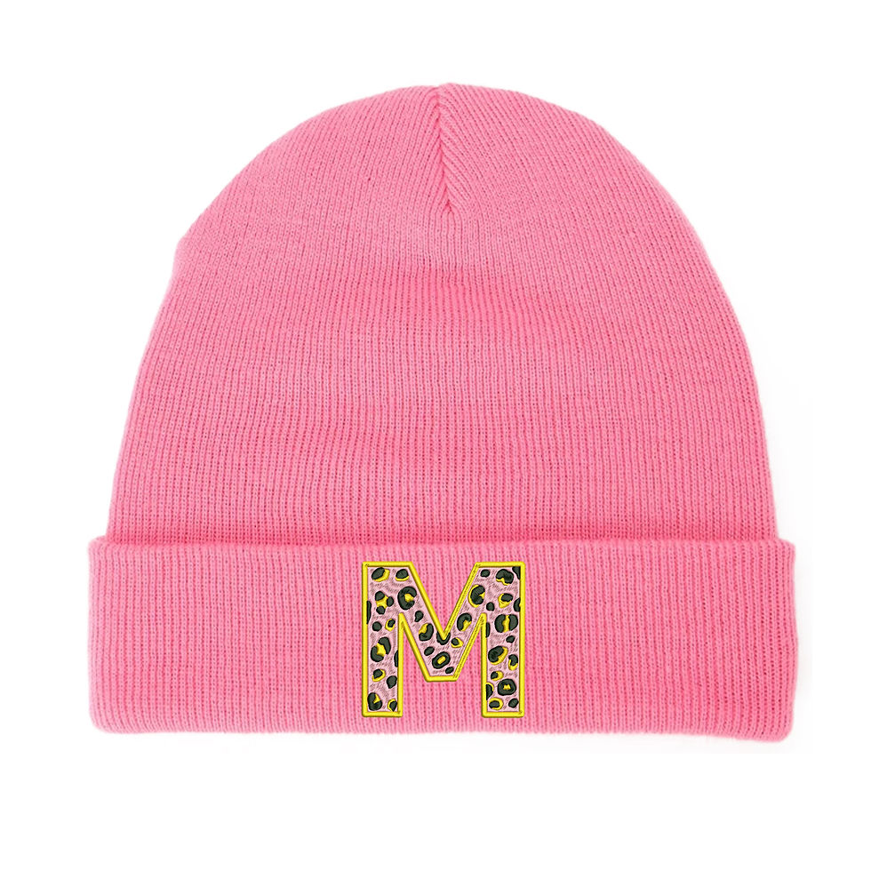 Thumbnail: Pink Leopard Beanie