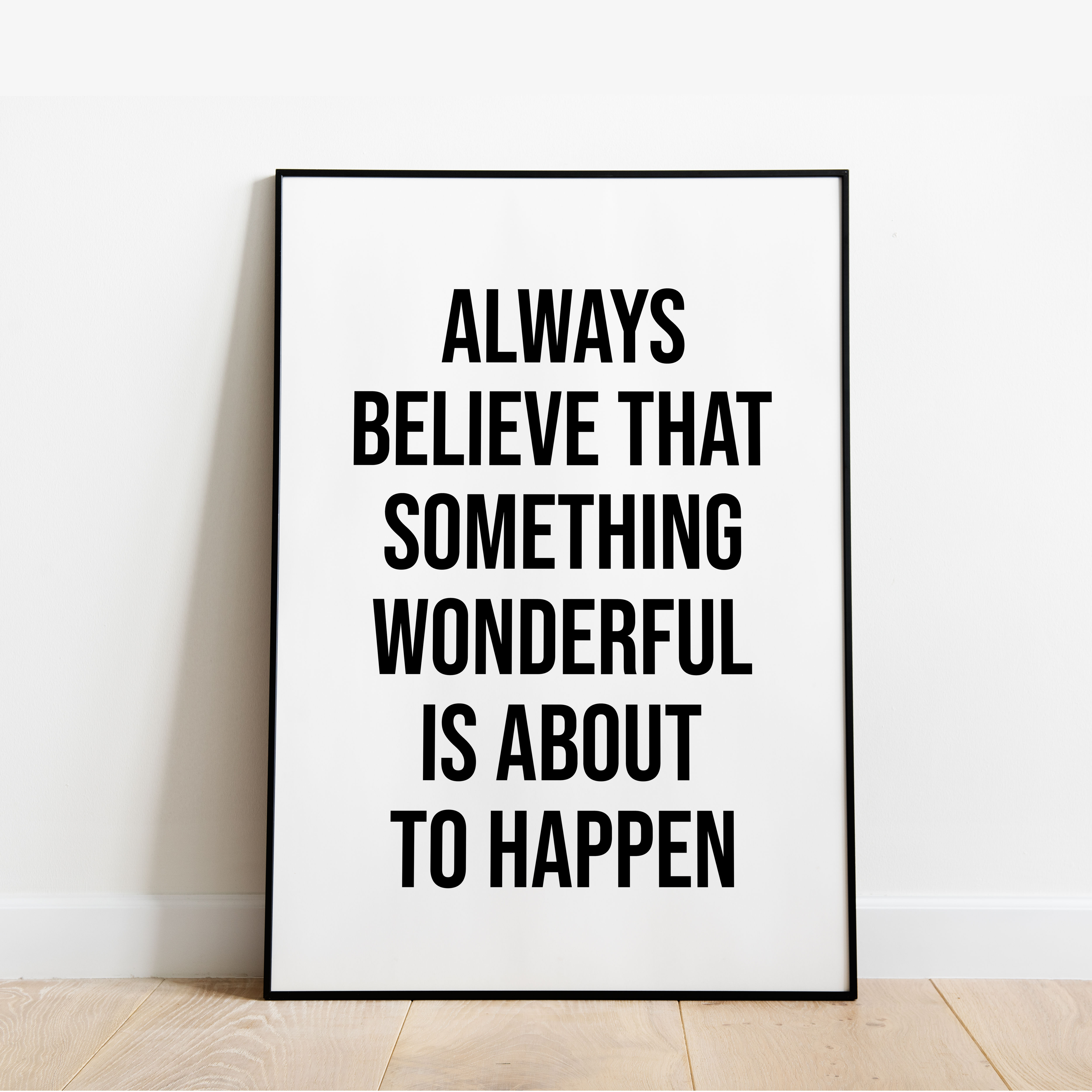 Something Wonderful Wall Print