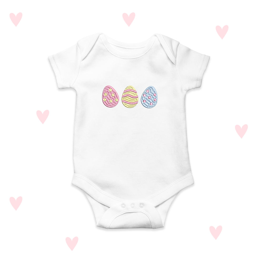 Easter Embroidered Baby Grow