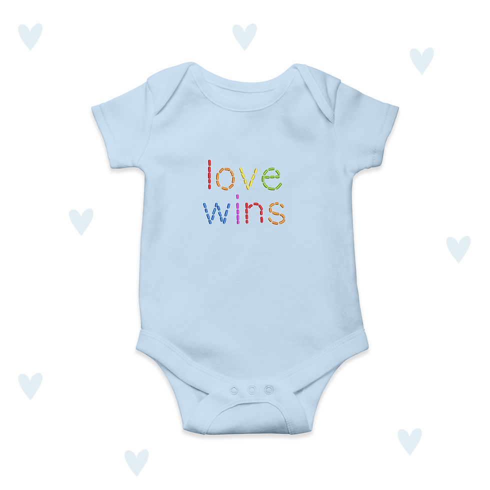 Thumbnail: Love Wins Pride Baby Grow