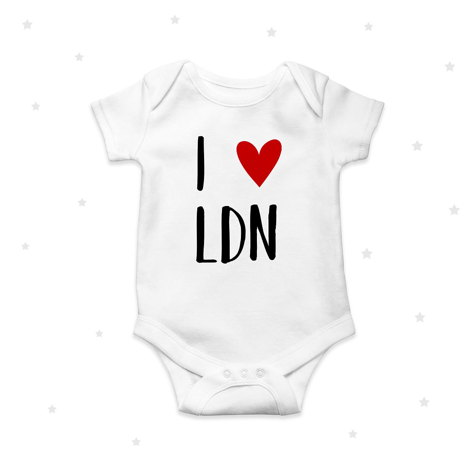 I love London Baby Grow