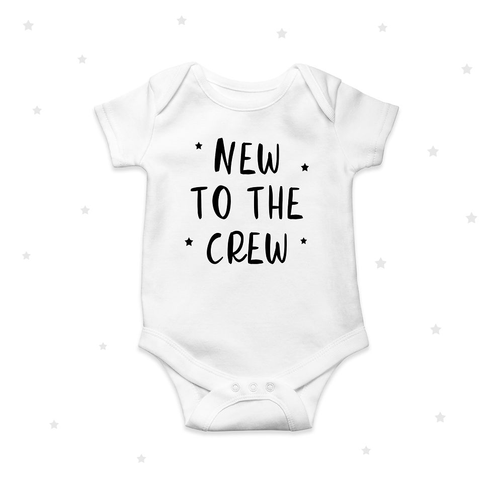 Thumbnail: New to the Crew Baby Announcement Bodysuit