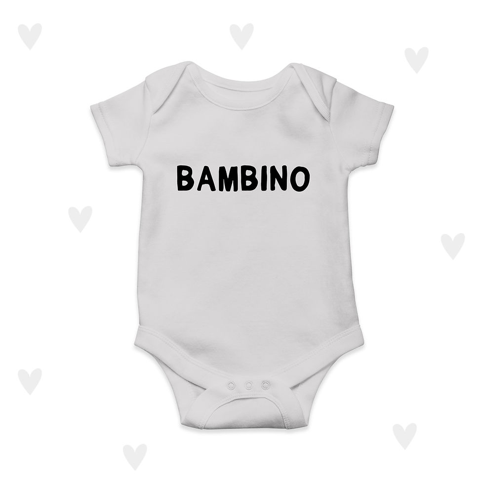 Thumbnail: Bambino Baby Bodysuit Personalised