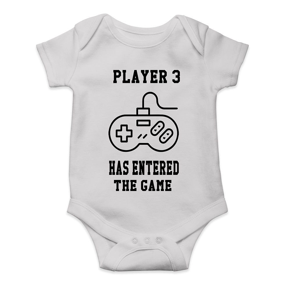 Thumbnail: Player 3 Babygrow Gaming Baby